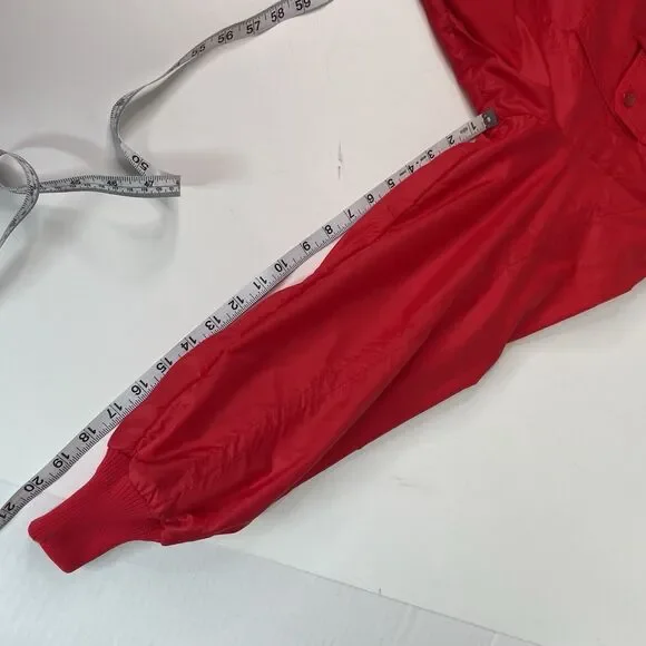 Vintage Firestone Full Zip Windbreaker Jacket, Large, Red, King Louie Pro Fit - Picture 8 of 9
